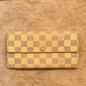 Louis Vuitton Beige Damier Wallet